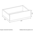 Ver imagem 6 de Cômoda Sapateira Duello 5 Gavetas 1 Porta Branco