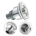 Ver imagem 3 de Válvula de Pia Lux 4 1/2" Inox 304 com Cesto Removível