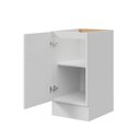 Ver imagem 5 de Balcão Planejado 1 Porta 40cm sem Tampo Marselha CabeCasa MadeiraOriginals Branco