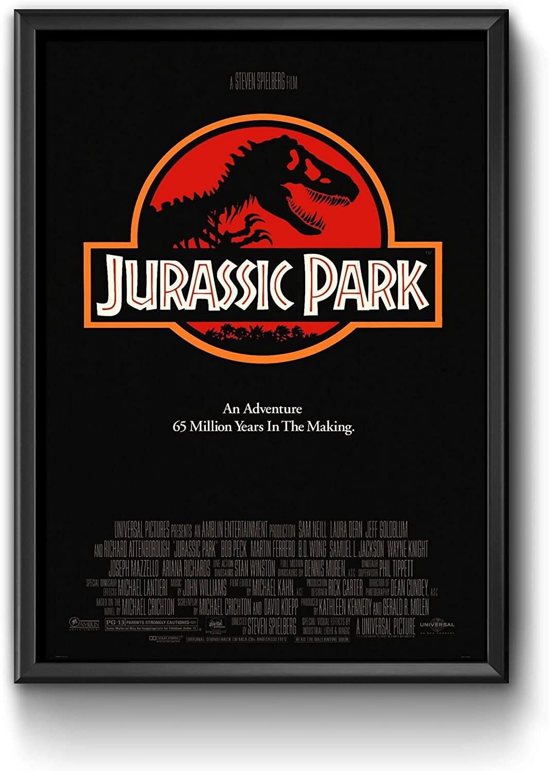 Quadro Decorativo Poster Jurassic Park - 1