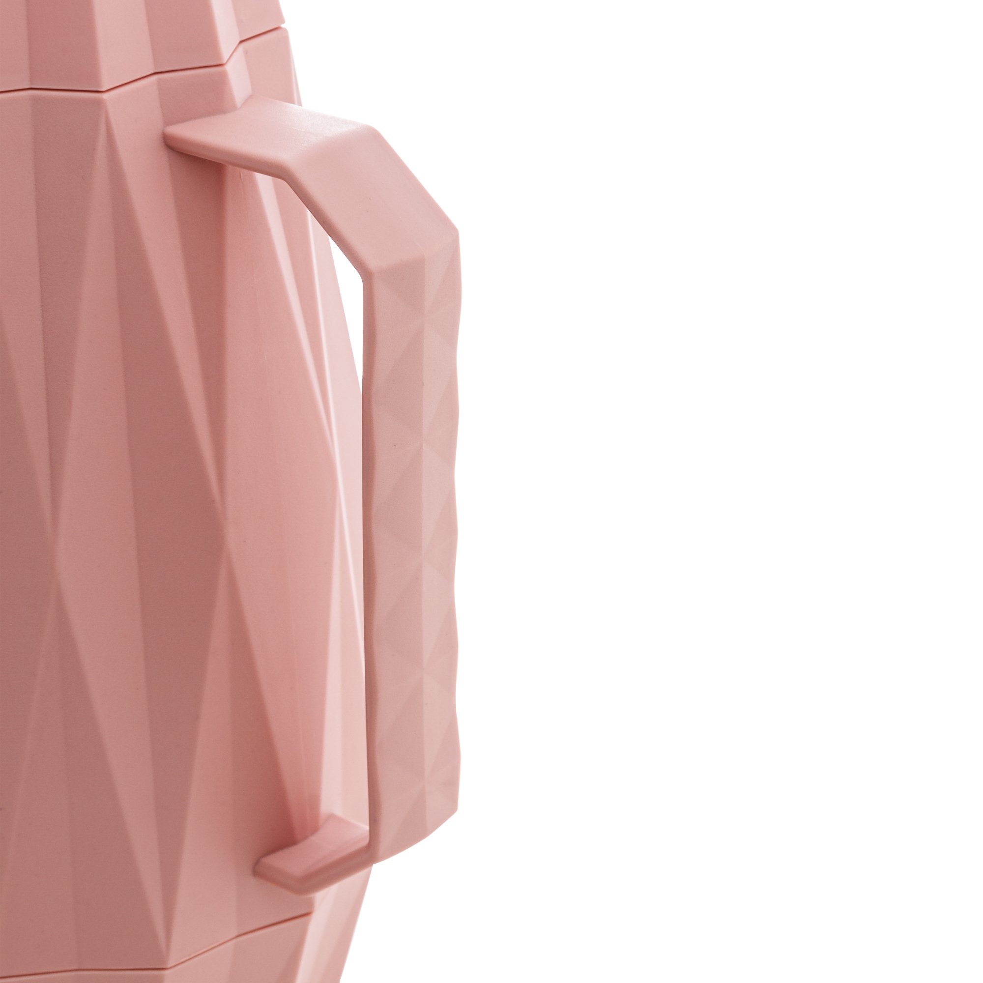 Garrafa Térmica Plástica Diamond Rosa 1 Litro Lyor - 5