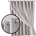 Ver imagem 3 de cortina blackout para quarto e sala 5,50 x 2,40 Bruna branc
