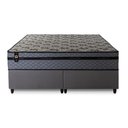 Ver imagem 6 de Conjunto Cama Box Queen c/ Molas Ensacadas Montreal Cinza 158x198x64