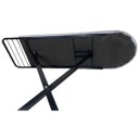 Ver imagem 3 de Tábua de Passar Roupa Dobrável e Regulável Reforçada Preta Fortmix