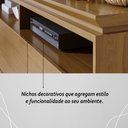 Ver imagem 6 de Rack Bancada 3 Gavetas Tvs até 75 Polegadas Selene - Cumaru