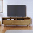 Ver imagem 1 de Rack Bancada 3 Gavetas Tvs até 75 Polegadas Selene - Cumaru