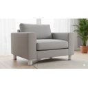 Ver imagem 2 de Kit 4 Pés Plástico Cromado Redondo Rosqueável 8 Cm P01 Sofá Poltrona - Inoviza