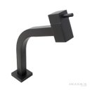 Ver imagem 2 de Torneira Link Quadrada 45°baixa De Cuba Mesa Inox Black 1197