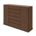 Ver imagem 1 de Cômoda Sapateira Vedra Imbuia Clean – Lopas