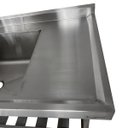 Ver imagem 5 de Pia Aço Inox Industrial 130x70x90 Cm Cuba Grande Cubão Centralizada Nortinox