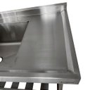 Ver imagem 5 de Pia Aço Inox Industrial 130x70x90 Cm Cuba Grande Cubão Centralizada Nortinox