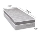 Ver imagem 3 de Colchão Solteirão Sr Life Confort Dream Espuma D28 96x203x28cm Cinza