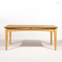 Ver imagem 1 de Mesa em Madeira Maciça Retangular 180x100 Cm Tampo Laminado Mel Rmi