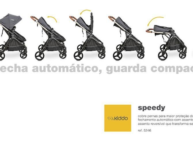 Carrinho Speedy Travel System Preto - Kiddo - 13