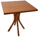 Ver imagem 7 de Mesa Marcela Selva Quadrada 70x70 Restaurante Cafeteria Cozinha Sala de Jantar Castanho Mogno