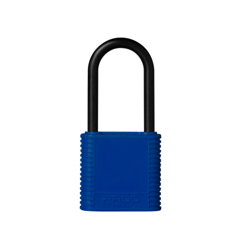 Cadeado Pado Abs Bloqueio 42mm Haste de Plástico - Azul