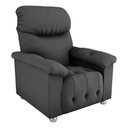 Ver imagem 1 de Poltrona Retrátil e Reclinável 83cm Tecido Suede Multimóveis Cr45262