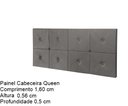 Ver imagem 2 de Painel de Cama Box Prime Queen 1,60 Ferrari Cor Cinza - Comprar Moveis em Casa