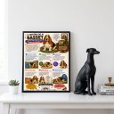 Ver imagem 2 de Quadro História Basset 24X18cm Mold Preta
