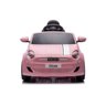 Carro Elétrico Infantil 12v Fiat 500 Rosa com Controle Remoto Sons e Luzes - 2