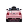Carro Elétrico Infantil 12v Fiat 500 Rosa com Controle Remoto Sons e Luzes - 5
