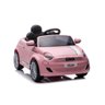 Carro Elétrico Infantil 12v Fiat 500 Rosa com Controle Remoto Sons e Luzes - 6