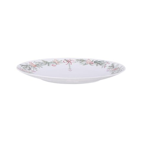Prato Raso Tramontina Noite Feliz em Porcelana Decorada 28 Cm