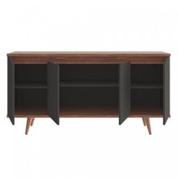 Buffet 160cm 4 Portas Pés em Madeira Maciça Grace Versátile - 3