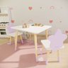 Kit Infantil Estrela Lilás - Mesa com Cadeira - 4