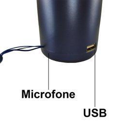 Caixa de Som Bluetooth Portátil Little Fun Inpods Fm 7cm - 3