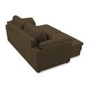 Ver mais imagens de Sofá Retrátil Manual Sala de Estar Nolan Bipartido 175cm Conforto Premium em Couro Cappuccino G58 -