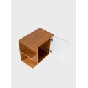 Ver imagem 7 de Gabinete para Banheiro com Espelheira 50cm MDF Freijo com Branco Moscou - On Móveis