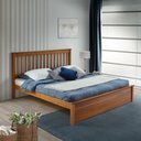 Ver imagem 1 de Cama Queen em Madeira Maciça Mv Outlet Mel
