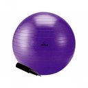 Ver imagem 1 de Bola Suíça para Pilates Inflável com Bomba Anti-Burst 65cm Roxa Arktus