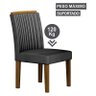 Cadeira para Mesa de Jantar Jade Mdf Freijó Joli Chumbo – Leifer Móveis - 4