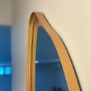 Ver imagem 2 de Espelho Orgânico Corpo Inteiro 150cm com Moldura em Alumínio:dourado