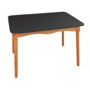 Ver mais imagens de Jogo de Jantar Colonial Brisa Mesa 110x80cm 04 Cadeiras Mel, Rustico Top:mel Tampo Preto