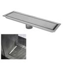 Ver imagem 1 de Ralo Linear Oculto 50cm Aço Inox Banheiro Lavabo Anti Odor Anti Inseto Invisivel Seguro Resistente H