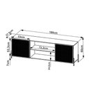 Ver imagem 4 de Rack Industrial York para TV de até 70 - Vermont/Preto