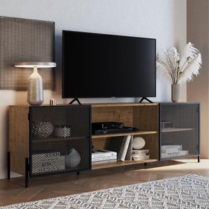 Rack Industrial York para TV de até 70 - Vermont/Preto