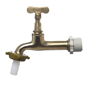 Torneira Jardim 1130 Amarela C/ Bico Tanque Metal