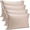 Ver imagem 3 de Kit 4 Fronhas Travesseiro Brisa 50x70cm Lyor Toque 200 Fios Bege com Abas Cama Quarto Enxoval