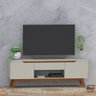 Rack Retrô Tóquio para TV até 60 polegadas Off White - Olivar Móveis - 1