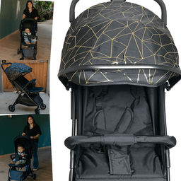 Carrinho de Bebe para Passeio Berço Compacto Zippy Toys Black - 4