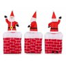 Papai Noel Inflavel Natal Chamine Sobe Desce Animado Decoraçao Natalino Casa Loja Salao Festa - 2