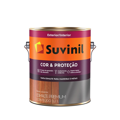 Tinta Suvinil Esmalte Proteção Brilhante 3,2l Base B2