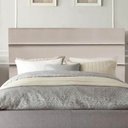 Ver imagem 2 de Cabeceira Estofada Cama Box Solteiro 100cm Argentina Corino Bege- Mabe Magazine