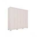 Ver imagem 1 de Guarda Roupa Casal 6 Portas Recife Salleto Branco