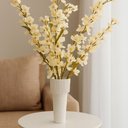 Ver imagem 2 de Vaso Decorativo em Vidro Branco G 45x21cm