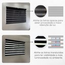 Ver imagem 6 de Persiana Zebra Smart 38mm Motorizável 180larg X 160alt Preta